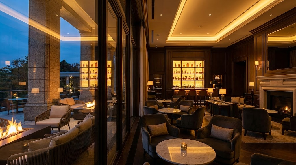 Kveldssalong ved hotellet