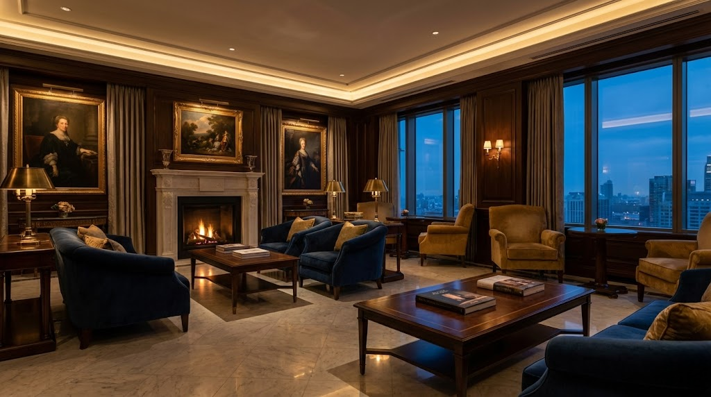 Interior i kveldssalong